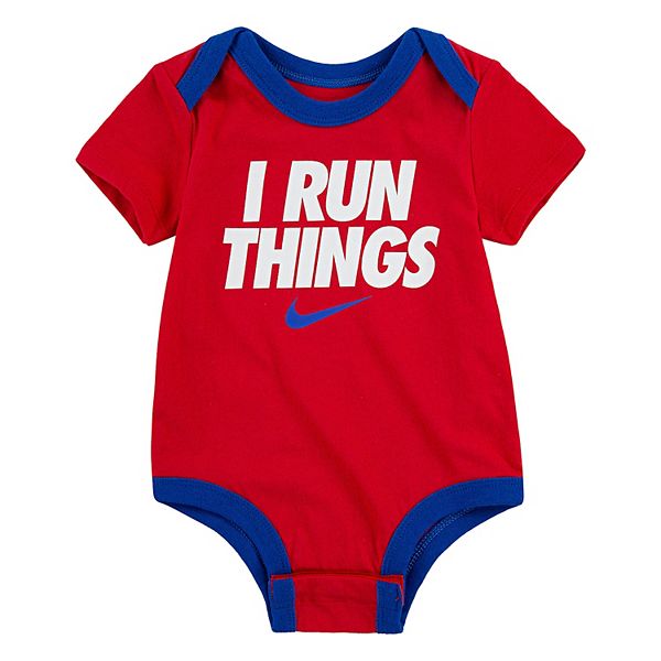 Baby Boy Nike "I Run Things" Bodysuit
