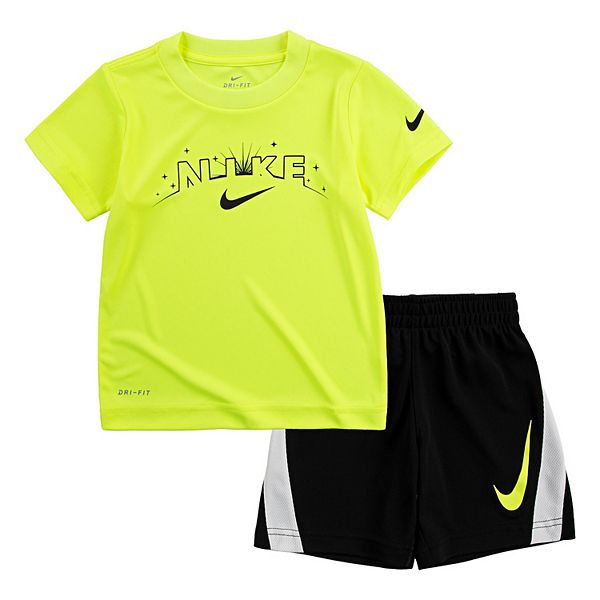 Toddler Boy Nike DriFIT Tee & Shorts Set