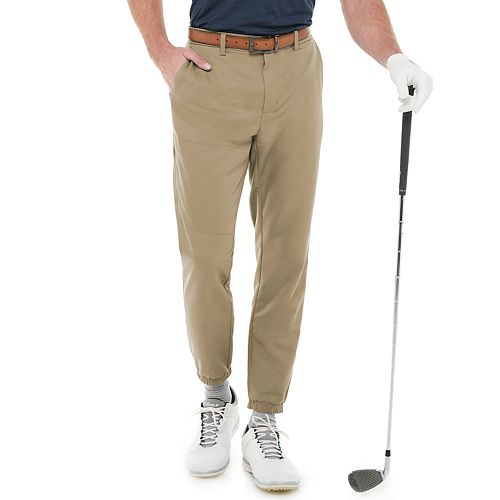 mens slim fit golf trousers