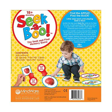 MindWare Seek-a-Boo! Preschool Game