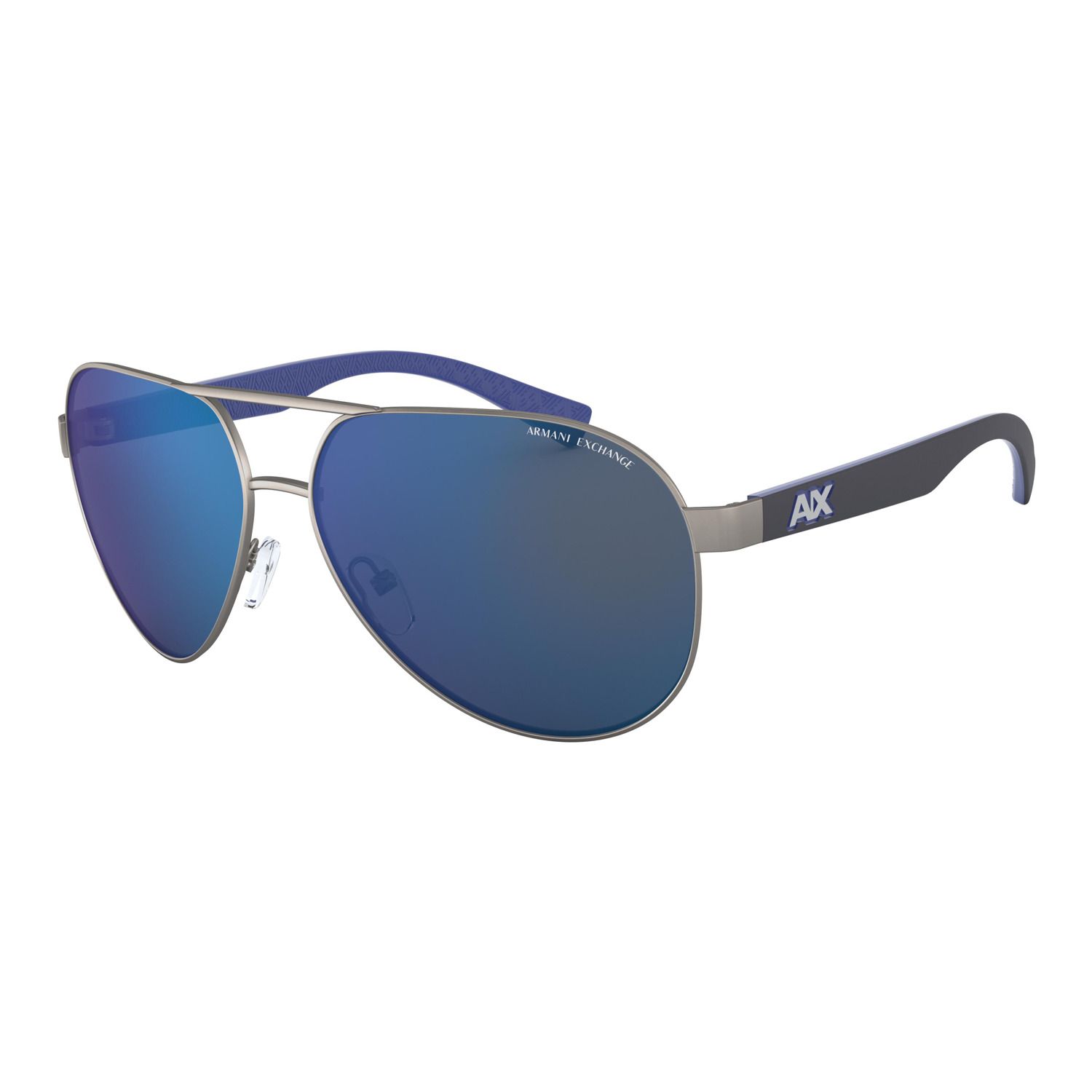 armani exchange blue sunglasses