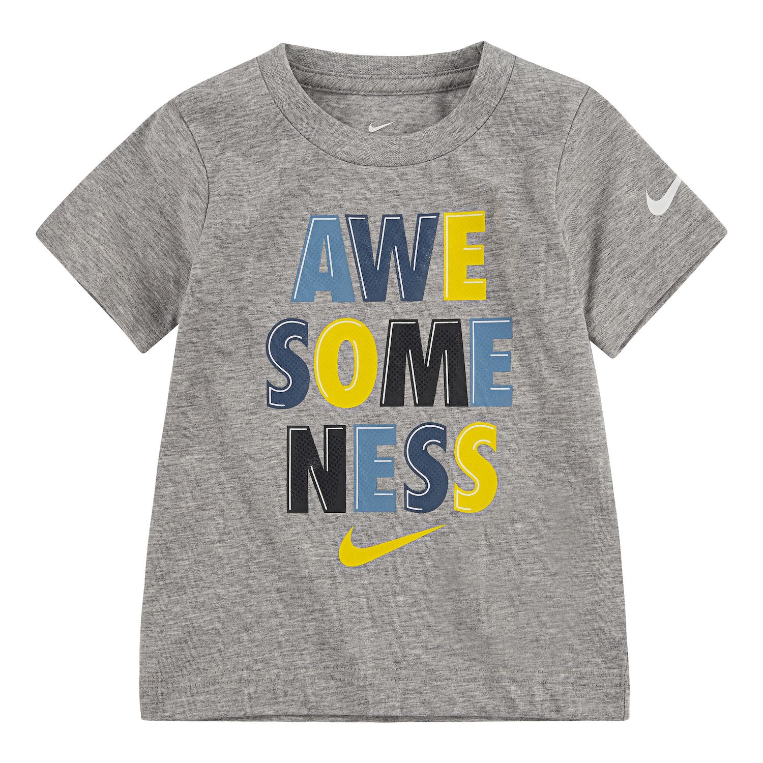 black and gold nike shirt toddler