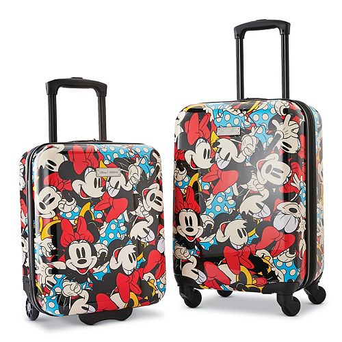 American Tourister Disney's Mickey & Minnie Mouse 2-Piece Roll Aboard ...