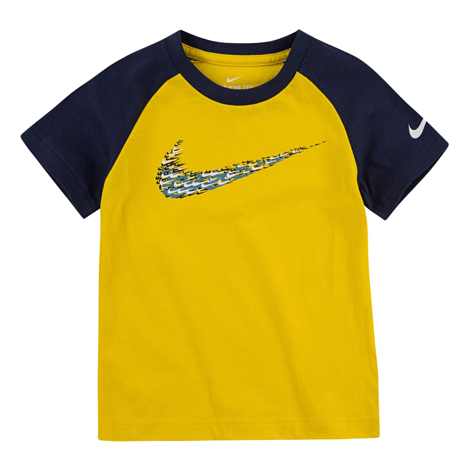 yellow toddler nike shirt