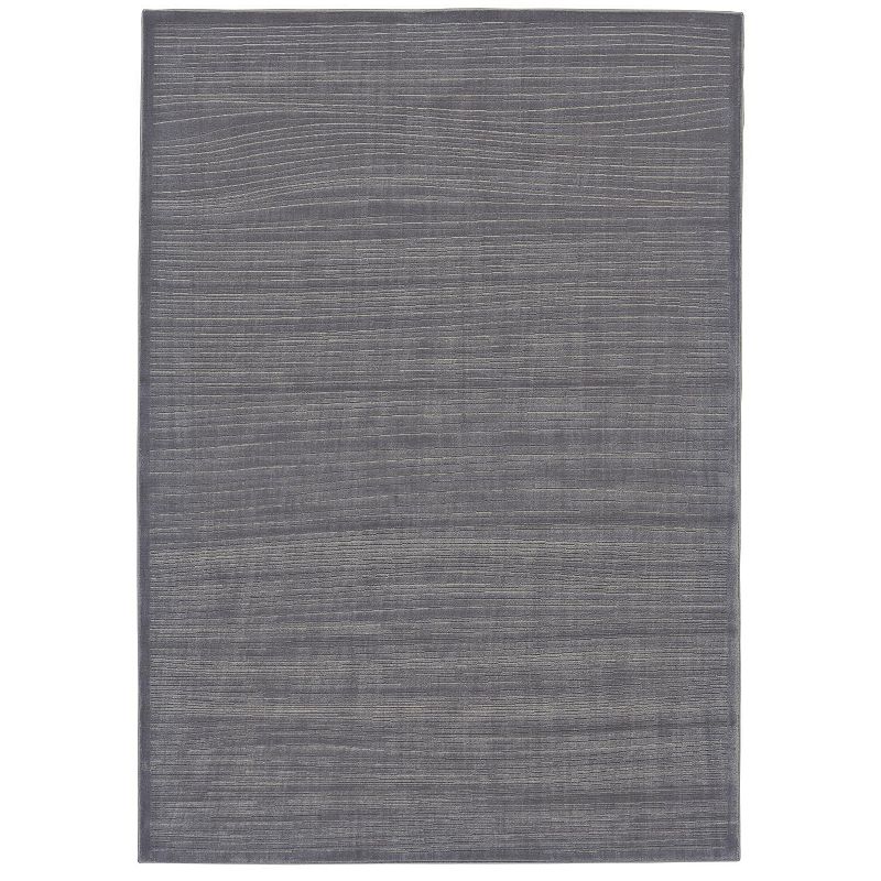 Weave & Wander Sheena Rug, Grey, 5X8 Ft