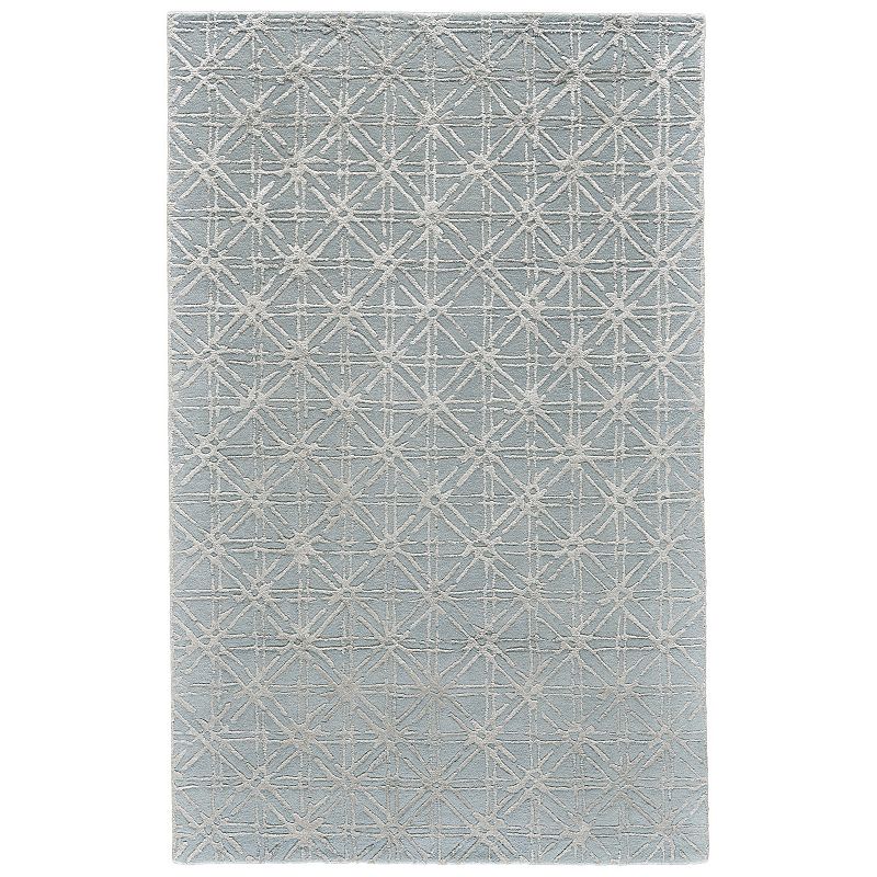 Weave & Wander Hartford Rug, Blue, 3.5X5.5 Ft