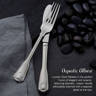 Towle Living London Shell 45-pc. Flatware Set