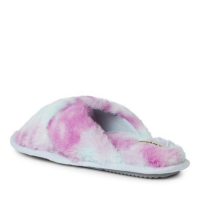 Dearfoams Jessica Faux-Fur Women's Slide Slippers