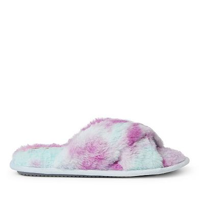 Dearfoams Jessica Faux-Fur Women's Slide Slippers