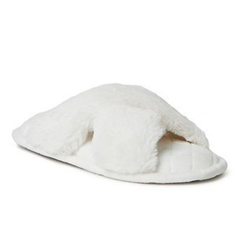 Dearfoams Jessica Faux-Fur Women's Slide Slippers