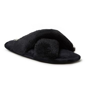 Dearfoams Jessica Faux-Fur Women's Slide Slippers