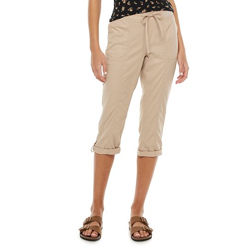 Juniors' SO® Low Rise Soft Capri Pants