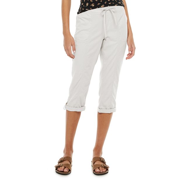 Juniors SO Low Rise Soft Capri Pants