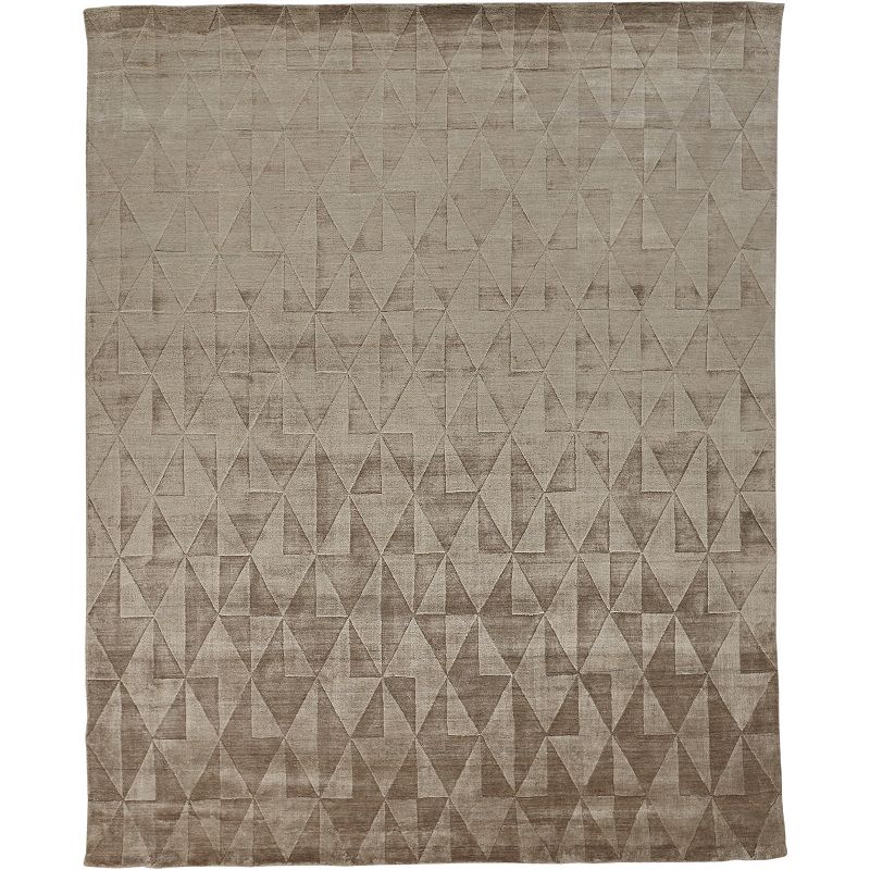 Weave & Wander Savona Pattern Rug, Brown, 5.5X8.5 Ft