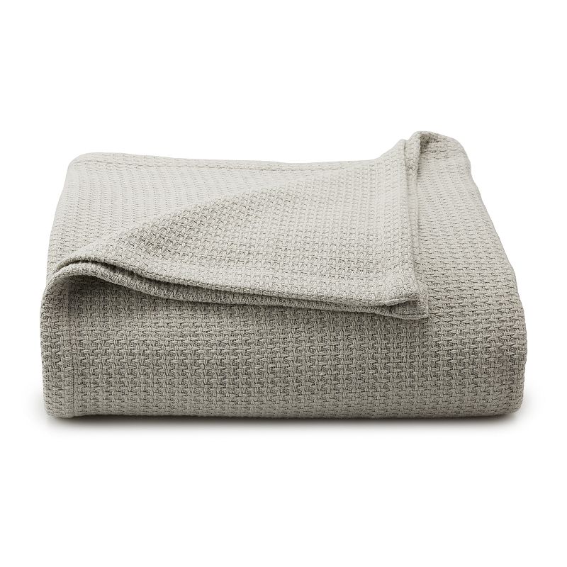 Sonoma Goods For Life The Everyday Cotton Blanket, Silver, King