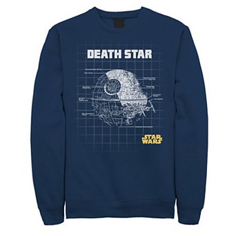 Men's Star Wars Death Star Schematics Sweatshirt