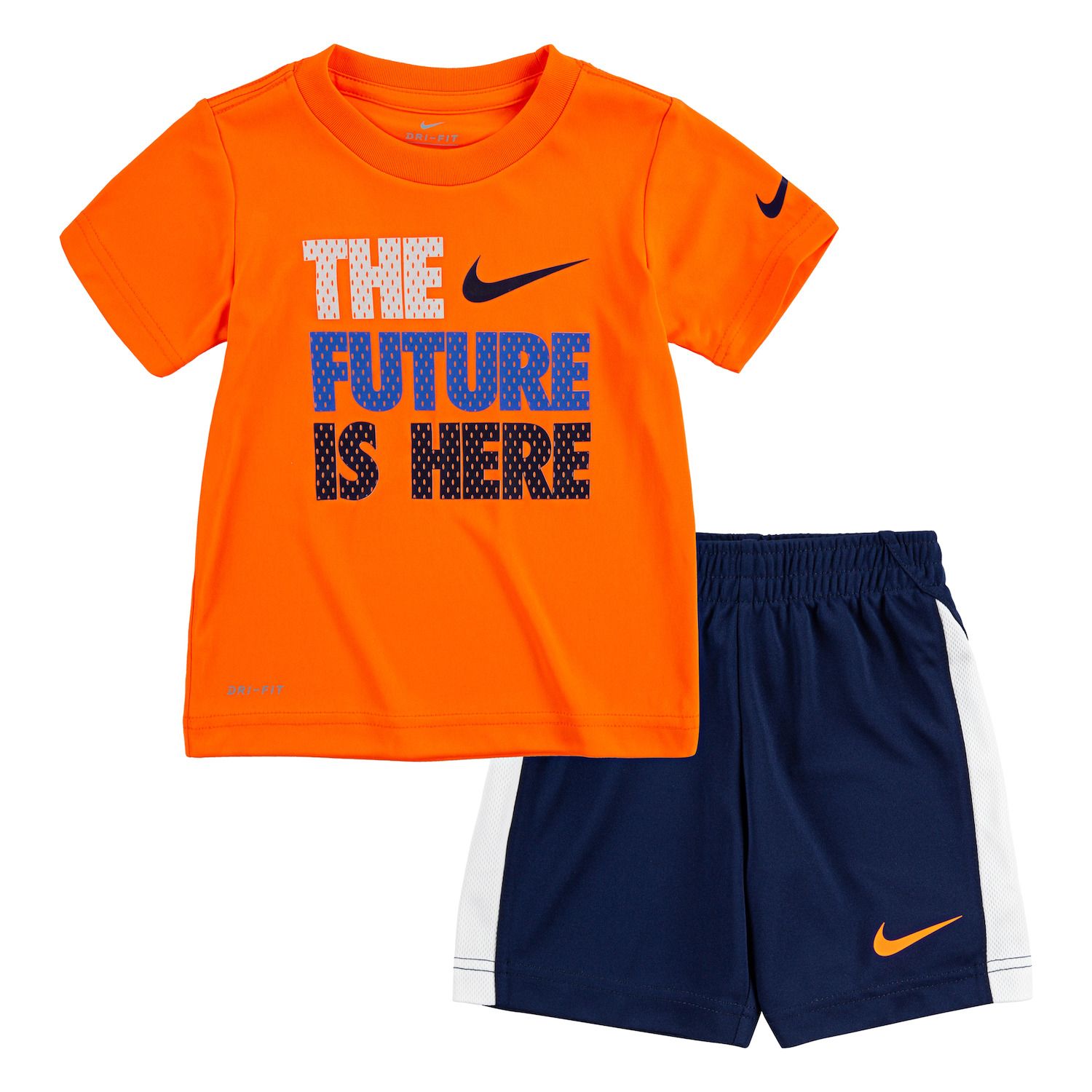 orange nike shirt toddler