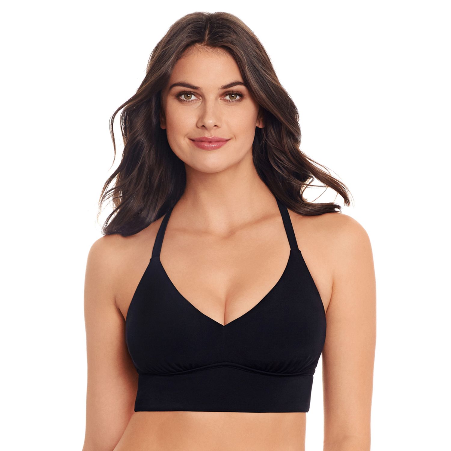 womens black swimsuit top