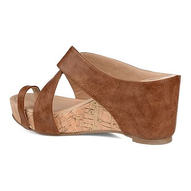 Journee Rayna Women's Wedge Sandals
