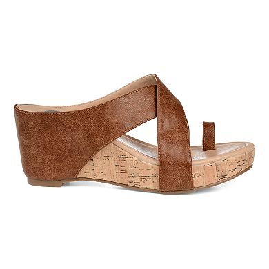 Journee Rayna Women's Wedge Sandals