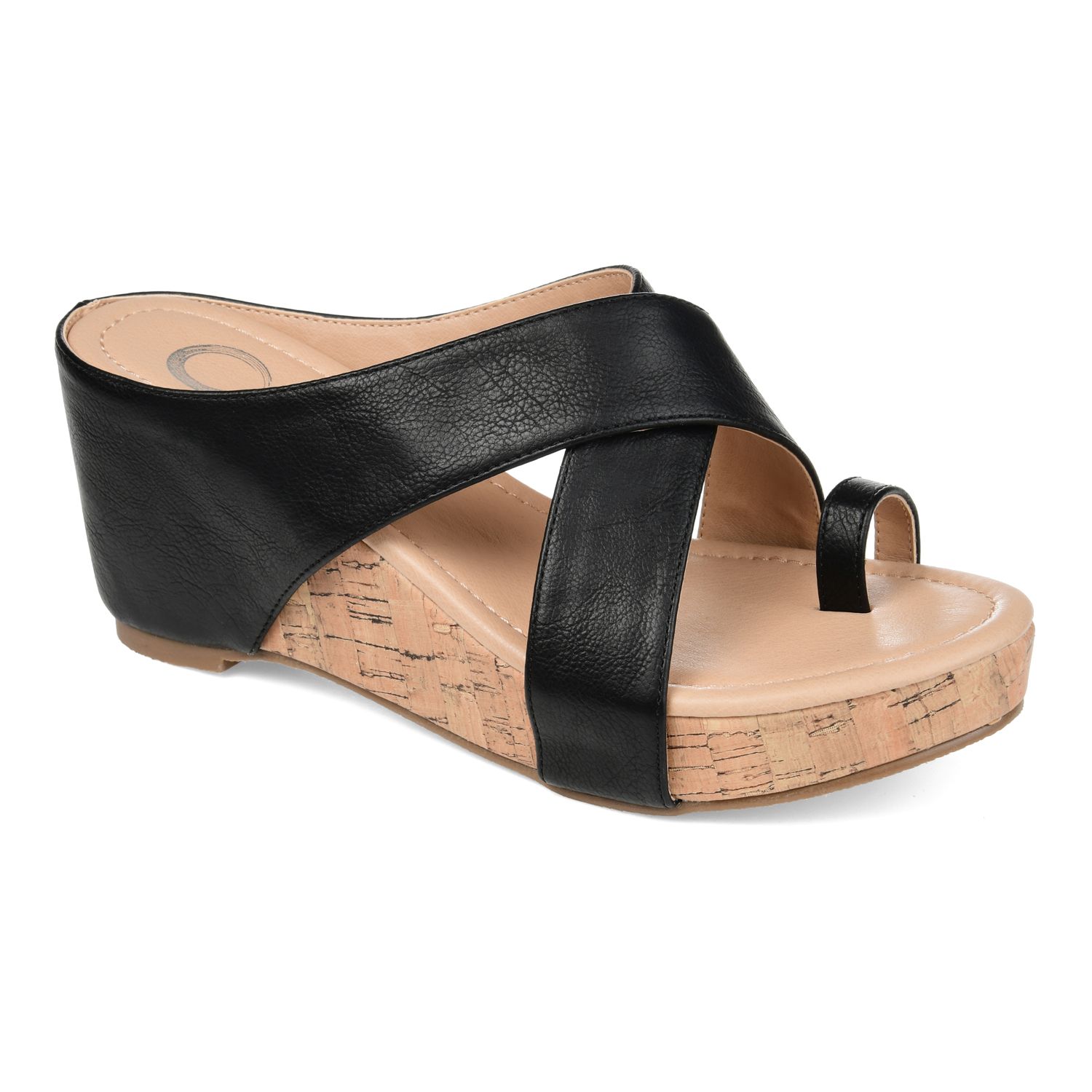 kohls black wedges