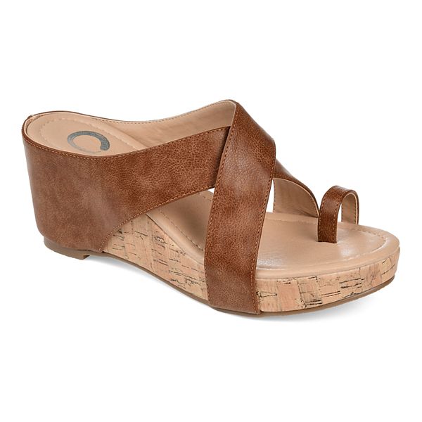 Journee wedge sandals new arrivals