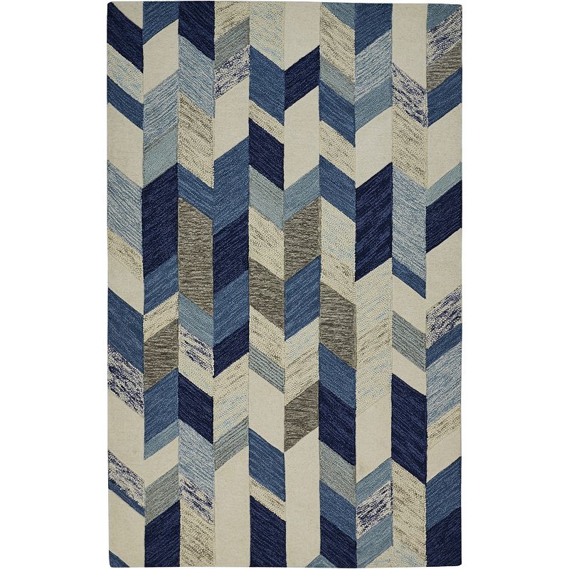 Weave & Wander Binada Area Rug, Blue, 5X8 Ft