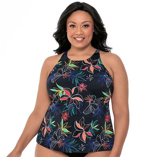 Racerback Tankini Swimsuit Tops For Women
