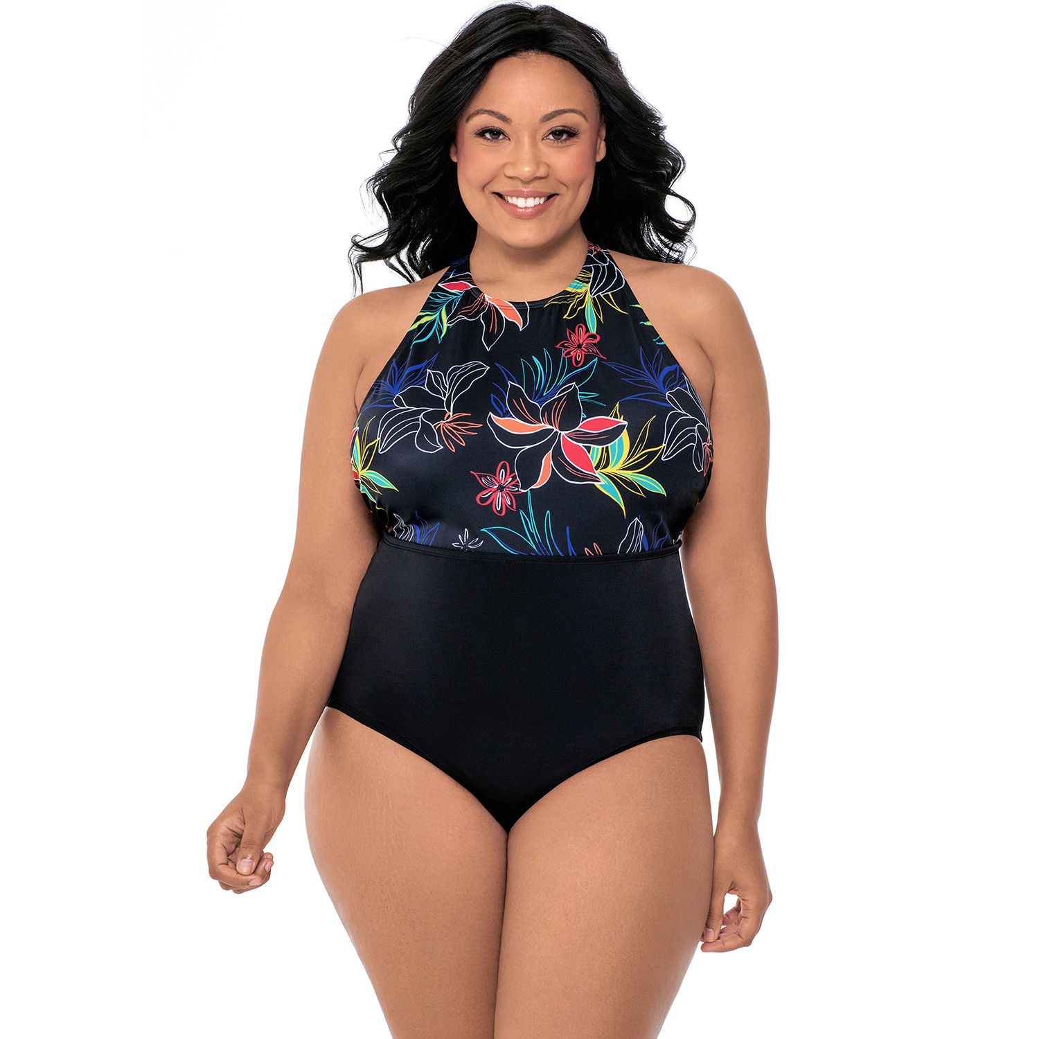 kohls swimsuits plus size