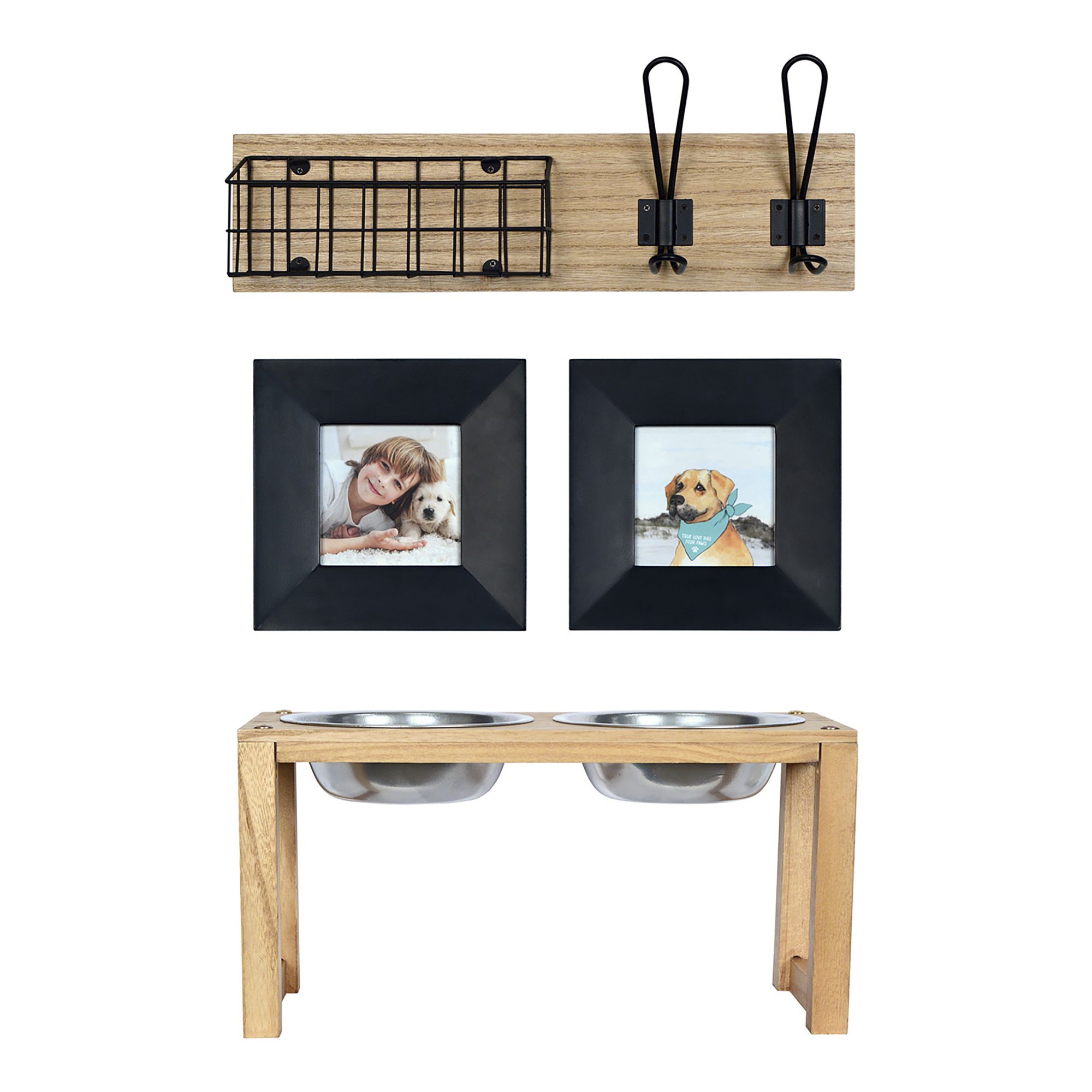 New View Gifts & Accessories Pet Curated Set, Natural Black