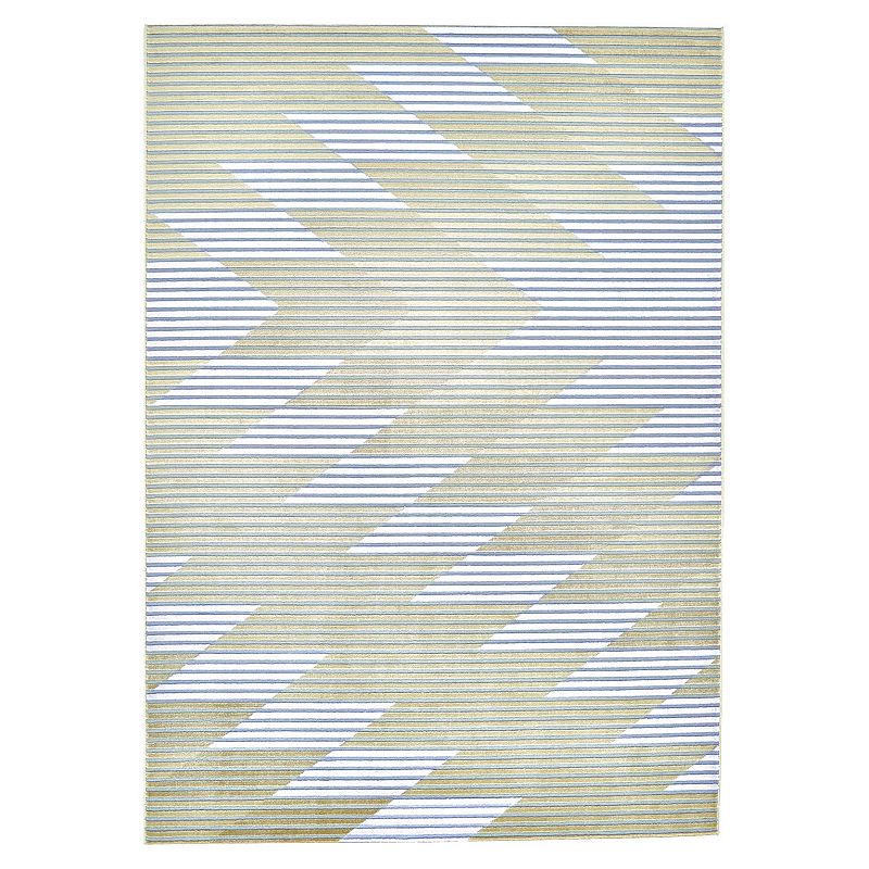 Weave & Wander Crowford Contemporary Area Rug, Grey, 6.5X9.5 Ft