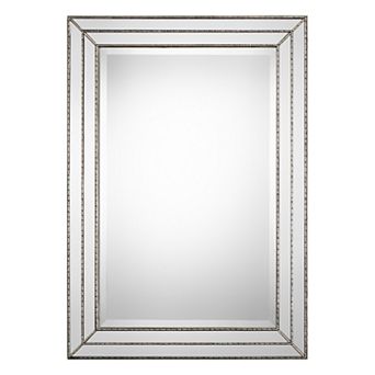 Grooved Texture Hanging Mirror