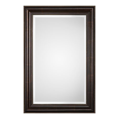 Dark Bronze Framed Wall Mirror
