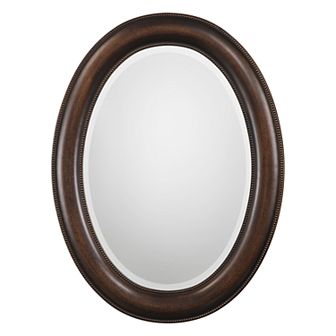 Dark Bronze Finish Wall Mirror