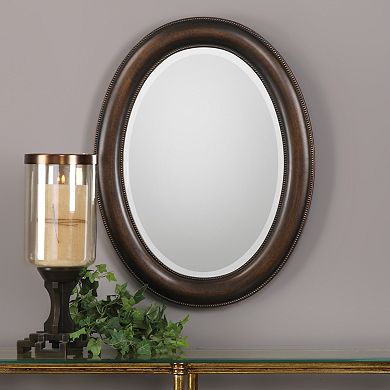 Dark Bronze Finish Wall Mirror