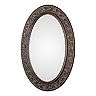 Bronze Finish Oval Frame Wall Mirror