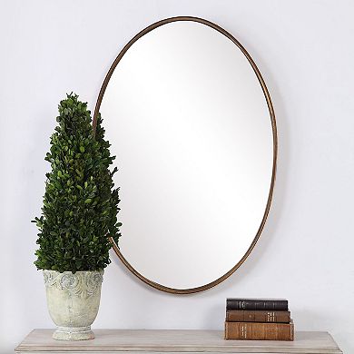 Hand Finished Oval Mirror