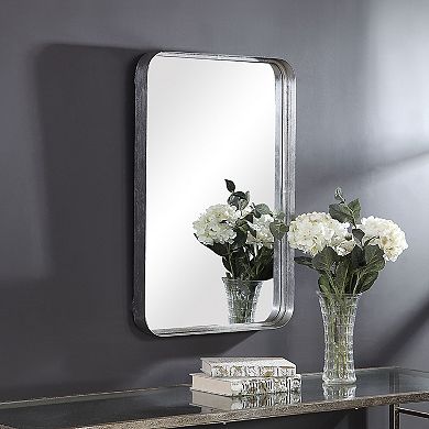 Thick Metal Strap Wall Mirror