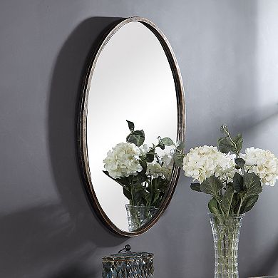 Rich Dark Bronze Golden Highlights Wall Mirror