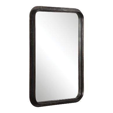 Rectangular Rich Dark Bronze Finish Wall Mirror