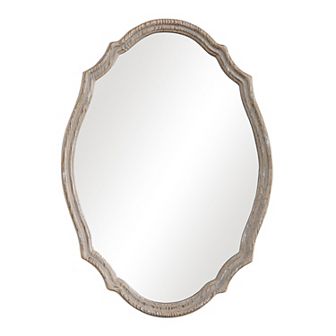 Light Ivory Distressing Wall Mirror