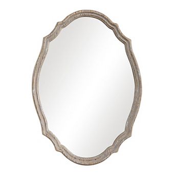 Light Ivory Distressing Wall Mirror
