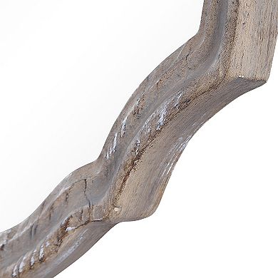 Light Ivory Distressing Wall Mirror