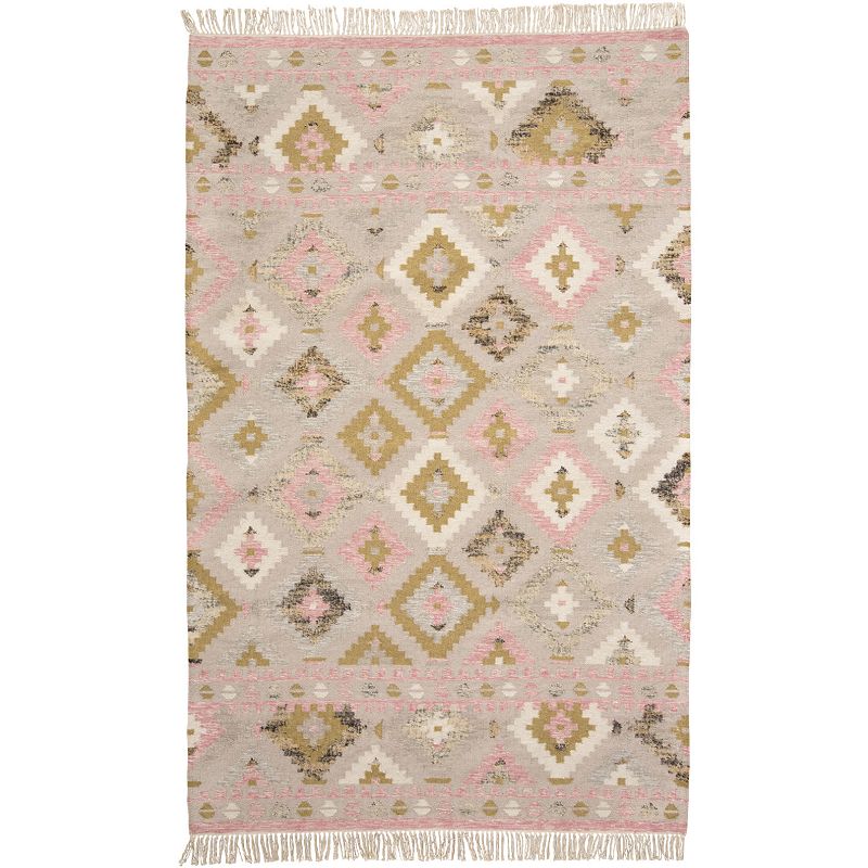 Weave & Wander Tralee Pink Ornamental Area Rug, 8X10 Ft