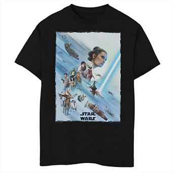 Boys 8-20 Star Wars The Rise of Skywalker Rey Poster Tee