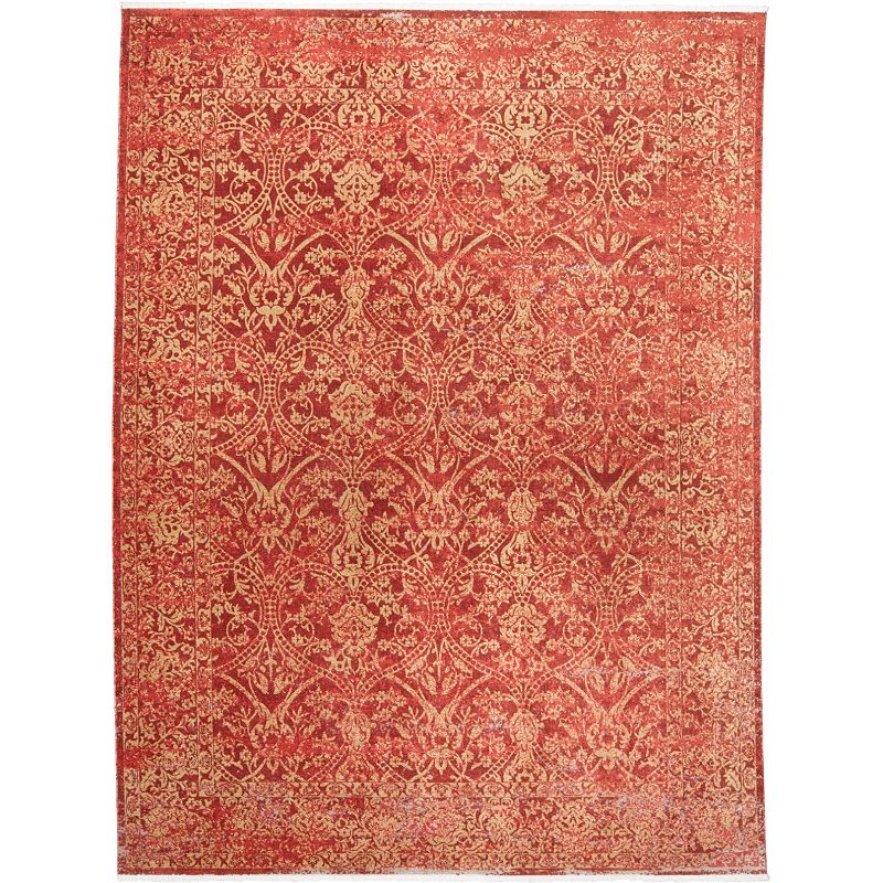 Weave & Wander Tessina Abstract Area Rug, Brown, 8x9.5 Ft