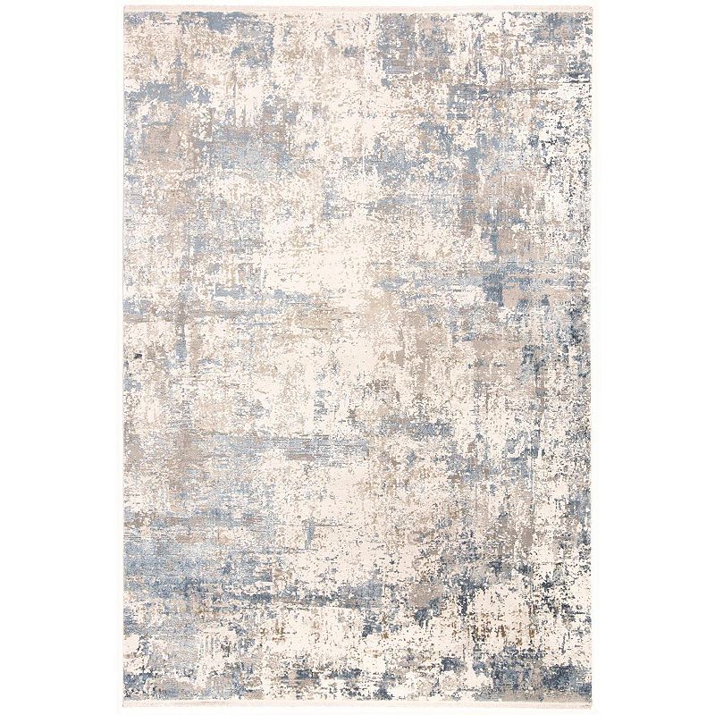 Weave & Wander Lindstra Traditional Area Rug, Blue, 3X5 Ft