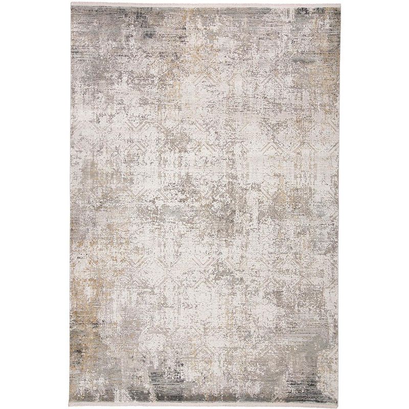 Weave & Wander Lindstra Traditional Area Rug, Grey, 3X5 Ft