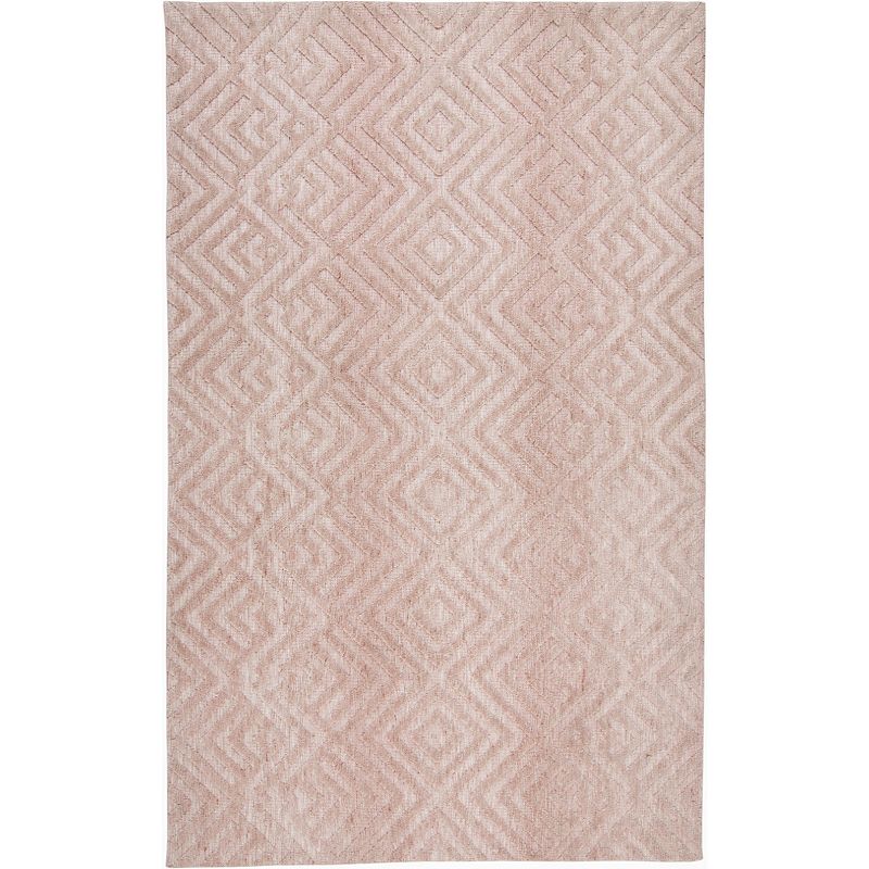 Weave & Wander Oliena Abstract Area Rug, Pink, 8X10 Ft