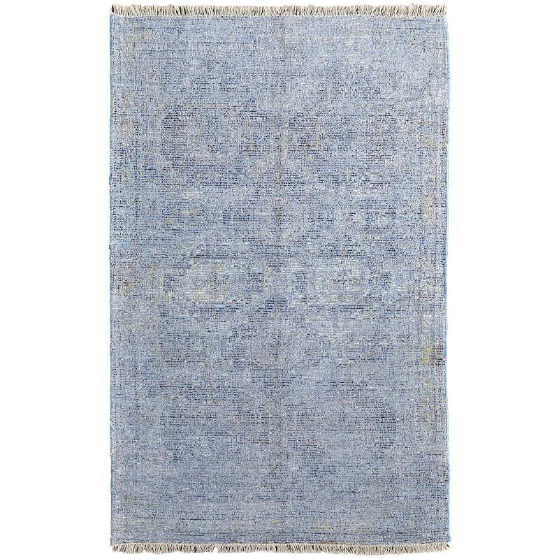 Weave & Wander Ramey Ornamental Area Rug, Blue, 7.5X9.5 Ft